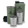 STANLEY® Dárkový set STANLEY Adventure Series placatka butylka + panáky 4ks zelený 250ml