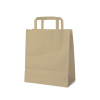 Wimex Papierová taška hnedá 22+10 x 28 cm