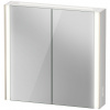 Duravit XViu - Zrkadlová skrinka s osvetlením, Icon verzia, 820x156 mm, champagne matná XV71420B1B1