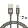 Swissten 71521202 USB - USB-C, 1,2m, šedý