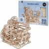 Marble Run Stupňovitý kladkostroj GULIČKOVÁ DRÁHA DREVENÝ PUZZLE 3D P