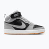 Detské topánky Nike Court Borough Mid 2 black/white/gum medium brown/light smoke grey