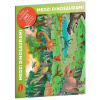Čítaj a nalepuj – MEDZI DINOSAURAMI, kniha se samolepkami - Tavazziová Laura