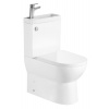 JALTA WC kombi s umývadlom Rimless, spodný/zadný odpad, biela PB103H