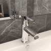 zahrada-XL Kúpelňová vodovodná batéria chrómovaná 130x176 mm 149065