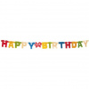 WIMEX. 66806 papierová girlanda HAPPY BIRTHDAY, dĺžka 1,5m, priemer 11cm