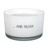 My Flame Lifestyle MY FLAME VONNÁ SVIEČKA - ...AND RELAX - FRESH COTTON