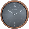 NEXTIME Dizajnové nástenné hodiny 3509gs Nextime Cork 30cm