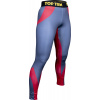 TOP TEN Leggings, tights “ITF Color” - gray-red, size XS Size: M, Color: Gray - Red, Gloves cut: Without Label