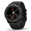 Garmin epix Pro (Gen 2) Glass - 51 mm - Gray / Black Silicone Band EU 010-02804-21