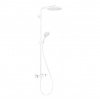 Hansgrohe Raindance S Sprchový set s termostatom, priemer 24 cm, 3 prúdy, EcoSmart+, matná biela 28825700-HG