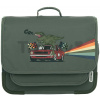 Školská aktovka Schoolbag Paris Large Race Dino Jack Piers ergonomická luxusné prevedenie od 6 rokov 38*32*15 cm