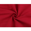 Bavlněná látka / plátno s krajkovým efektem METRÁŽ - 12 červená