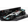Minichamps Mercedes gp F1 W13e Team Mercedes-amg Petronas F1 N 44 (300. Veľká cena F1) 2. Veľká cena Francúzska 2022 Lewis Hamilton 1:43 Strieborno-zelená