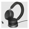 Jabra Evolve2 75/Stereo/ANC/USB-C/BT/Bezdrát/MS/Stand/Černá