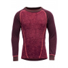 Dětské triko Devold Duo Active Merino Shirt Kids Beetroot