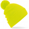BEECHFIELD B 439 THERMAL SNOWSTAR / Pletená čiapka - fluorescent yellow Univerzálna