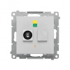 Zásuvka ekvipotenciála matný hliník SIMON55 (Simon)
