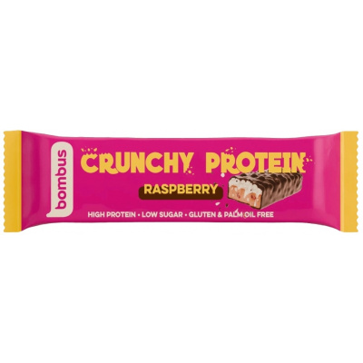 Bombus Crunchy Protein Bar 50 g - malina