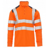PAYPER GUARD+ WINTER FLUO 001077-0028 / Dvojfarebná reflexná polokošeľa s dlhým rukávom - oranžová/navy blue M
