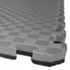 TATAMI PUZZLE podložka - Dvoubarevná - 100x100x2,6 cm (černá/šedá)
