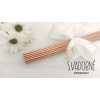 Svadobné prskavky 70cm - ružová zlatá 15ks