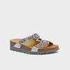 Scholl Pantofle New Bogotà Wedge strieborná,veľkosť 40, 40 EU