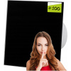 KÚPEĽŇOVÝ VENTILÁTOR AirRoxy 100 mm SKLENENÝ LESK