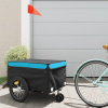 Vozík za bicykel, čierno modrý 45 kg, železo-ForU-94107