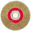 Vorel TO-06978 Kartáč drátěný boční 125 mm pomosazený drát