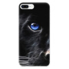 Silikonové pouzdro iSaprio - Apple iPhone 8 Plus - Black Puma (Odolný silikonový kryt, obal, pouzdro iSaprio - Apple iPhone 8 Plus - Black Puma - skvělá ochrana a pružnost, stylový UV potisk, lehkost,