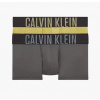 Boxerky 2 pack NB2599A 6HH sivá/kaki - Calvin Klein XL khaki-šedá