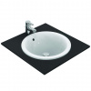 Ideal Standard Connect Umývadlo zápustné, priemer 48 cm, s prepadom, biela E505301
