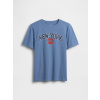 GAP Detské tričko s potlačou Modrá XS Modrá Modrá