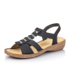 Dámske sandále RIEKER 62850-14 modrá S5 38