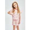 3561 MAIA DIEVČENSKÉ PYŽAMO 122-140 Růžová 134
