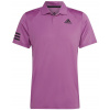 Tricouri polo bărbați Adidas Club 3STR Polo - semi pulse lilac - Fialový (S)