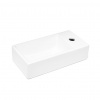 Swiss aqua technologies Umývátko SAT Brevis 40,5x20,5 cm otvor pro baterii vpravo SATBRE4020SR