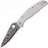 Spyderco Endura 4 Titan Damascus vreckový nôž