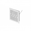 Ventilačná mriežka kovová biela 14x14