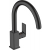 HANSGROHE Vernis Shape M35 - Kuchynská batéria páková s otočným výtokom ,čierna matná 71871670