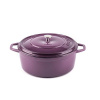 Hlboký liatinový hrniec Hossé, fialová 4,4l