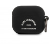 Puzdro na slúchadlá Karl Lagerfeld Rue St Guillaume Silikónové Puzdro pre Apple Airpods 3 Black (3700740509388)