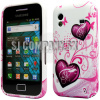 Silikónový obal Samsung Galaxy Ace – Hearts – ružová