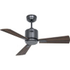 CasaFan ECO NEO III 92 BG-NB/KI WiFi Flügel Nussbaum/Kirsche stropný ventilátor, 12 W, (Ø x v) 92 cm x 360 mm, čadičovo sivá, 952001W; 952001W