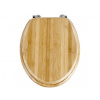 WC sedadlo Wenko Bamboo béžové drevo