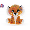 MIKRO - Tiger Star Sparkle plyšový oranžový 24cm sediaci 93960 - Plysová hracka