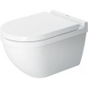 Duravit Starck 3 WC závesné 36,5x54 cm,hlboké splach.,Durafix,Biela WC sedátko SoftClose 42250900A1