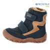 Protetika - zimné topánky DERON navy - zateplené kožušinkou TOP AKCIA! Veľkosť: 20