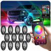 RGB LED svetlá pod auto neónové, 12 lámp